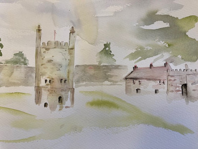 Debbie, castle in the mist, watercolour.jpg